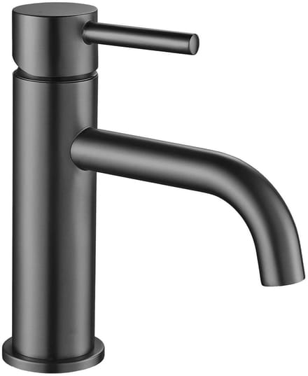 Rea Lungo low - Wastafelkraan - Titanium - 15X5X16,5CM