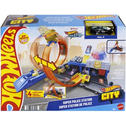 Hot Wheels City Superpolitiebureau - Loopingbaan
