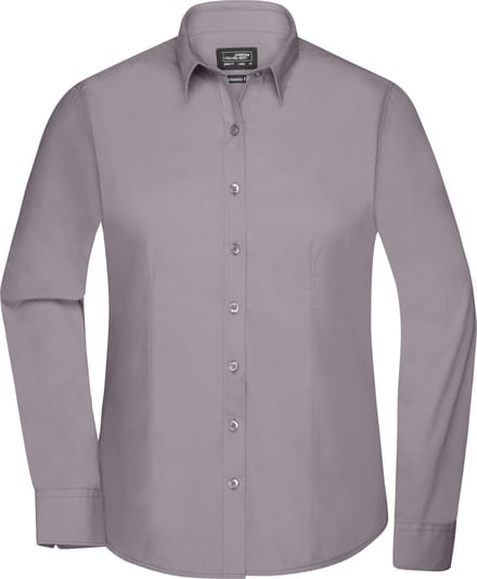 Daiber Blouse Dames Met Lange Mouwen (Staal Grijs) Maat L
