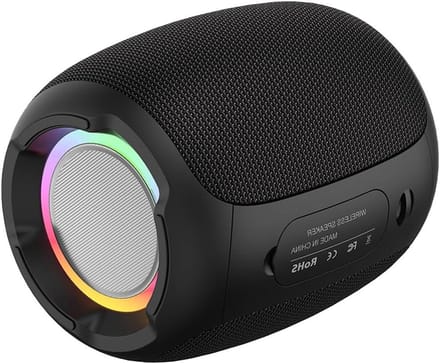 Draagbare Luidspreker - Draadloze Speaker - Muziek Luisteren - IPX6 Waterdicht - BT 5.0 - Zwart