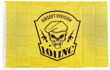 Vlag 101 Inc Skull Met Sigaar