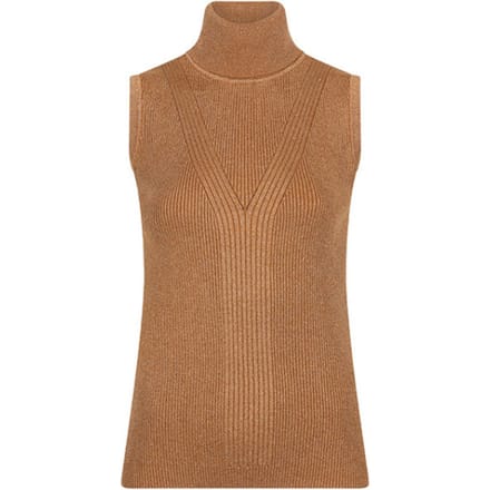 Esqualo top F24-31500 - Caramel
