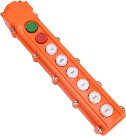 Rainproof Hoist Switch Controller voor Remote Control met Pushbox en 220V/500V Aansluiting - Ideaal voor Hijstoepassingen en Gebruiksgemak