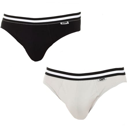 Pack-2 Slip Katoen Streech tejido transpirable D6577 hombre