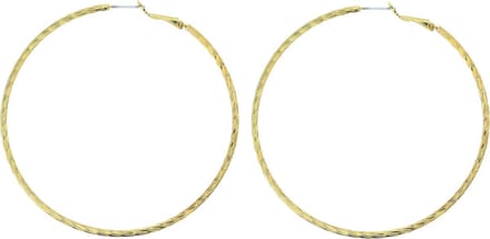 Behave - Oorringen - Goudkleurig - 7 cm diameter