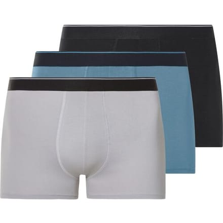ESMARA MEN 3 Heren boxers - plus size (zwart/blauw/grijs, XXL)