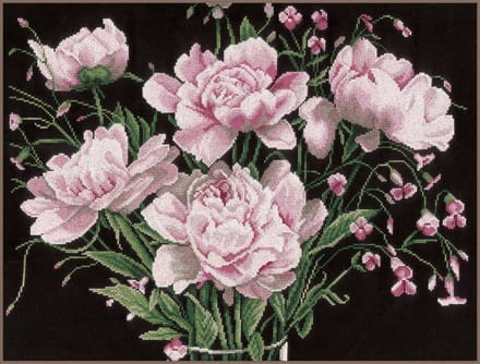 Lanarte - Telpakket kit - Roze rozen - PN-0021224