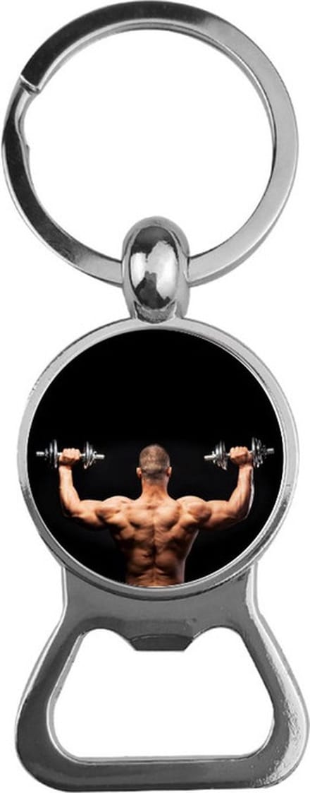 Bieropener Glas - Bodybuilder