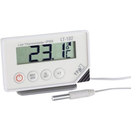 TFA Dostmann LT-102 30.1034.K Kabelgebonden thermometer Wit