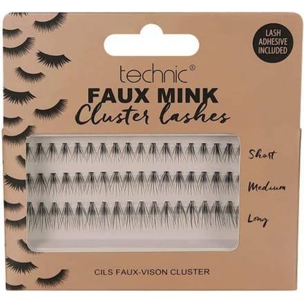 Technic Faux Mink Individual Cluster Lashes 54 st