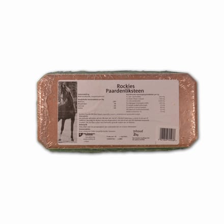 Rockies Liksteen Paard Naturel 2 kg
