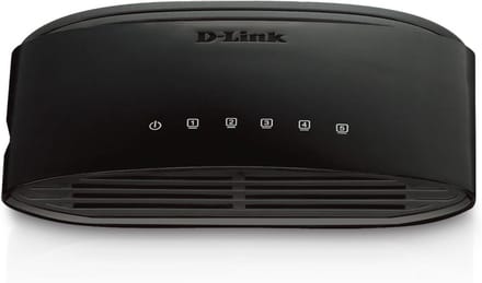 5-Poorts Fast Ethernet Desktop Switch - Onbeheerd, Compact, Geschikt voor SoHo
