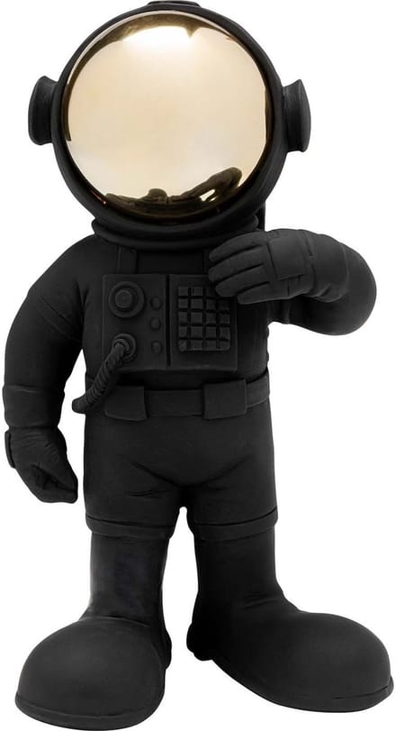 Decofiguur Welcome Astronaut Black 27cm