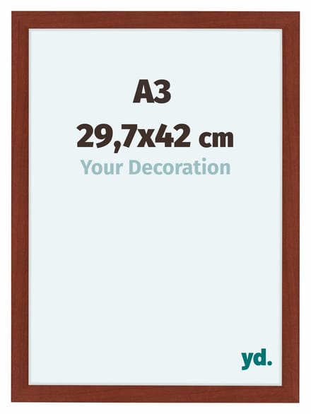 Your Decoration - Fotolijst A3 29,7x42 cm - MDF - Kersen - Como