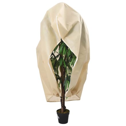 vidaXL - Plantenhoezen - met - ritssluiting - 2 - st - 70 - g/m² - 1x1,55 - m
