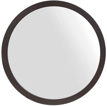 Starfurn Ronde spiegel Dide Bruin Mangohout 60 cm