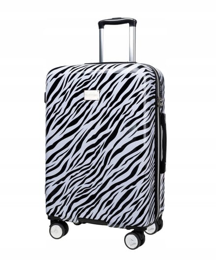 Puccini Zebra Koffer M Hard ABS 4 Wiel 55L