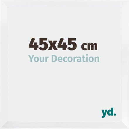 Your Decoration - Fotolijst 45x45 cm - MDF - Wit Mat - Catania