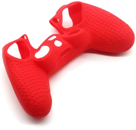 New Age Devi - Skin geschikt voor Playstation 5 Controller - Silicone Hoes - Accessoires - Rood