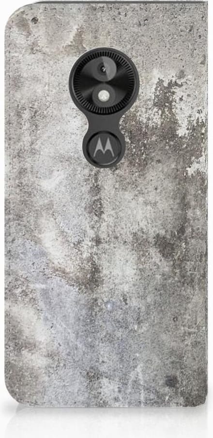 Motorola Moto E5 Play Standcase Beton Print