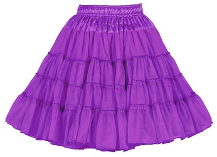 Thetru Collection Petticoat/Onderrok/Tutu Deluxe - Paars- 3-laags