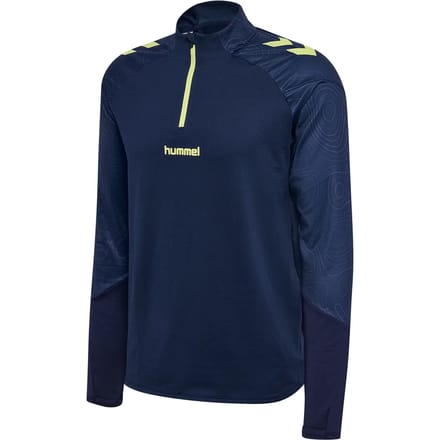 Trainings top met halve rits Hummel Blaze 2.0