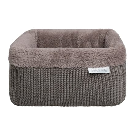 Baby's Only Gebreide commodemandje - Opbergmandje - Commode organizer - Babykamer accessoires Hope - Hazel Brown