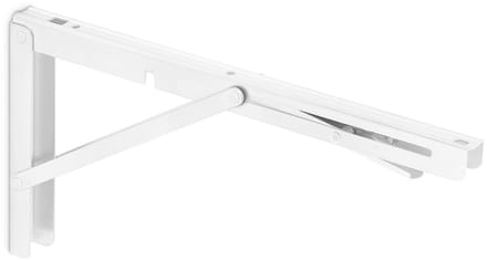 1 paar Opklapbare Muurbeugels wit (350 x 176 mm) Inklapbare beugel max. belasting 150 kg van SOTECH