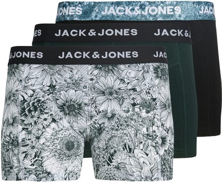 Jack&Jones Heren Jacadrian Flower Trunks 3-Pack Pine Grove