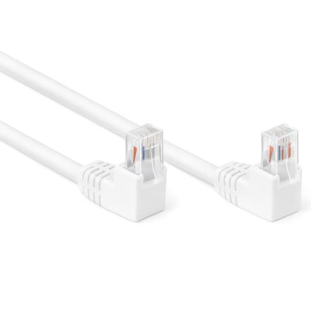 CAT5E Netwerkkabel - RJ45 - wit - 1 m