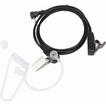 Draagbare 1-pins 2,5 mm buishoofdtelefoon oortelefoon PTT-microfoon voor Motorola 1-pins modellen walkietalkies