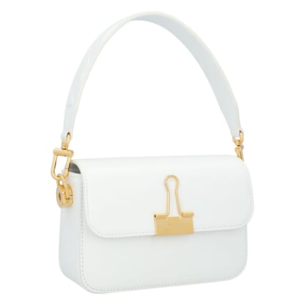 Off White kleine Binder schoudertas