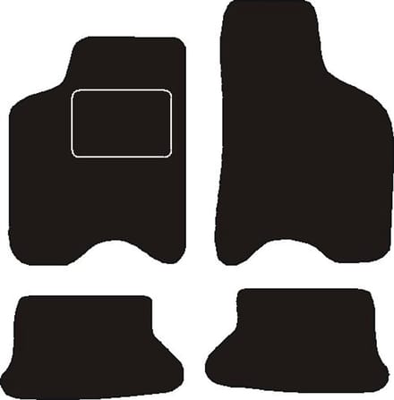 Automatten Seat Arosa 1997-2004 - Naaldvilt - Perfecte pasvorm - 4-delig