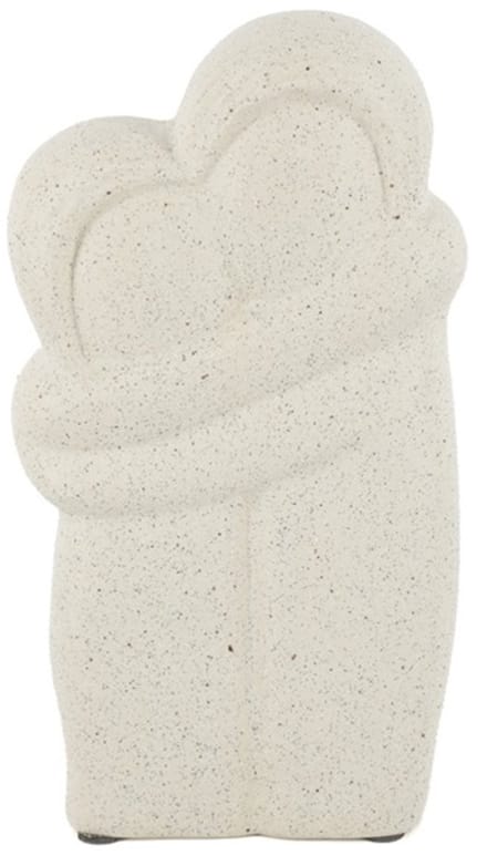 Aardewerk ornament Calia beige