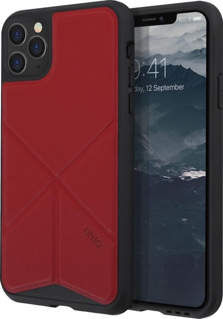 UNIQ Transforma Back Cover hoesje voor Apple iPhone 11 Pro Max - Rood