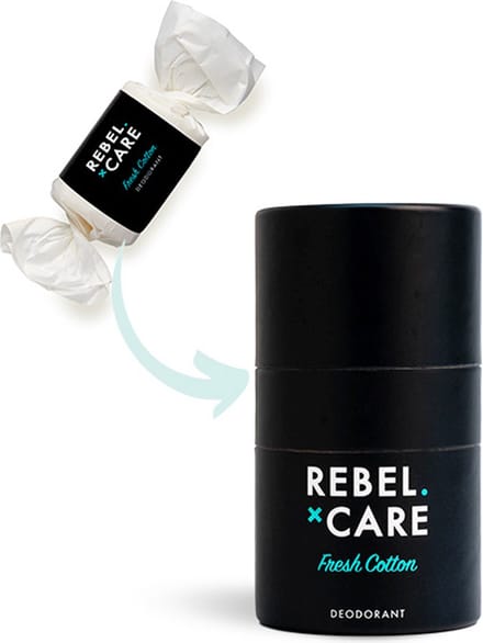 Rebel Care - Deodorant - Fresh Cotton - 100% Natural - Refill - 70 gr - XL