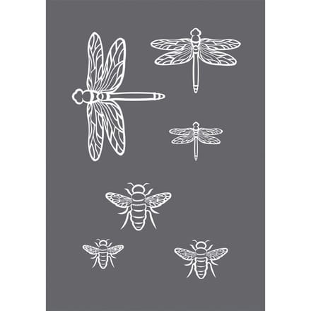 Sjabloon "Insecten" met Scraper