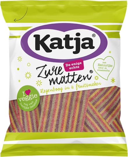 Katja - Zure Matten Regenboog - 15 x 125 gram