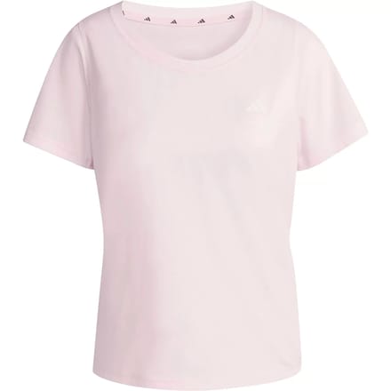 Adidas Performance Workout Essentials T-Shirt Met Lage Halslijn - Dames - Roze