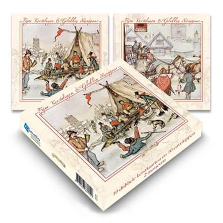 Anton Pieck kerstdoosje - Koek en zopie - Op weg naar kerst