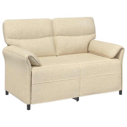vidaXL - Bank - 100% - polyester - metalen - frame - MDF, - Multiplex