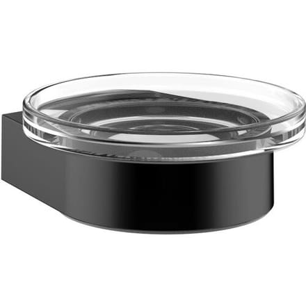 Emco flow black soap holder 273013300