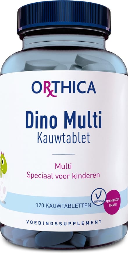 Orthica Dino Multi - multivitamine voor kinderen - 120 kauwtabletten