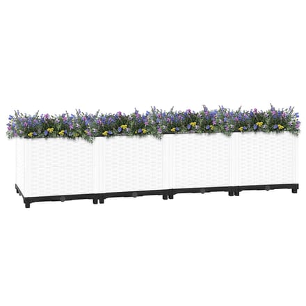 vidaXL - Plantenbak - verhoogd - 160x40x38 - cm - polypropeen