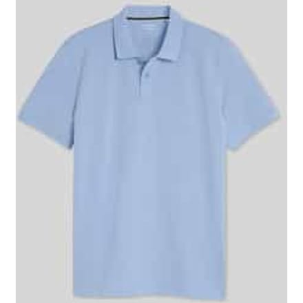 Tom Tailor - Piqué-poloshirt met geborduurd logo - Maat M - Pale Blue