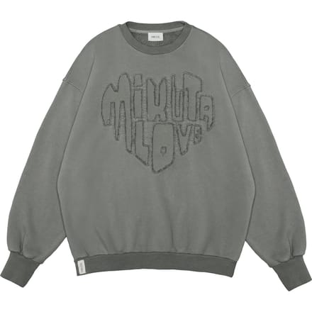 Mikuta The Green Faded Love Relaxed Sweater Größe: M | Pullover Outlet | Damen | Grün