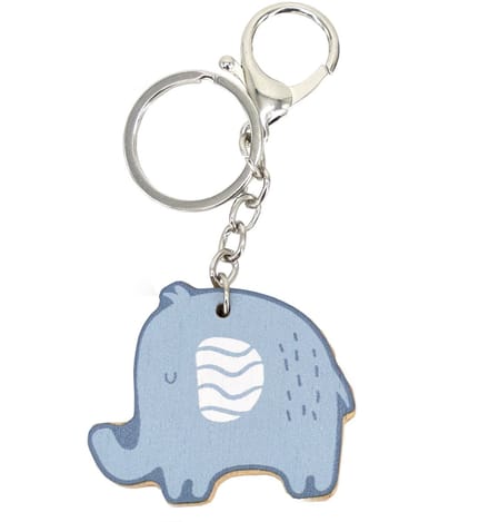 Viga Polarb houten olifant sleutelhanger - UNI