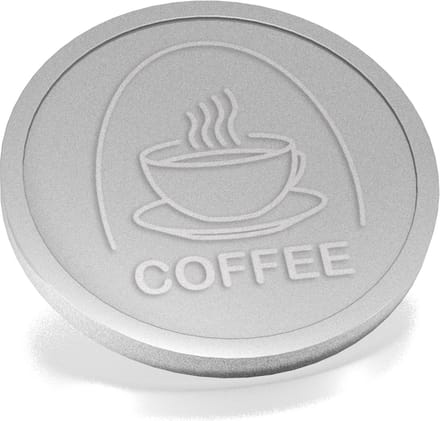 CombiCraft Reliëfmunten koffie zilver - 250 stuks