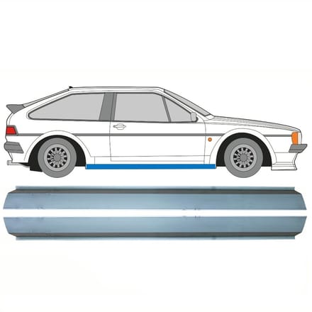 Reparatie dorpel voor Volkswagen Scirocco 1981-1992 / Links = Rechts / Set