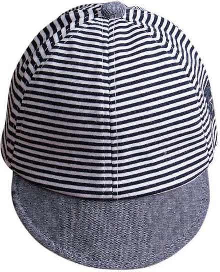 Baby petje | koel | verstelbaar | blauw/wit